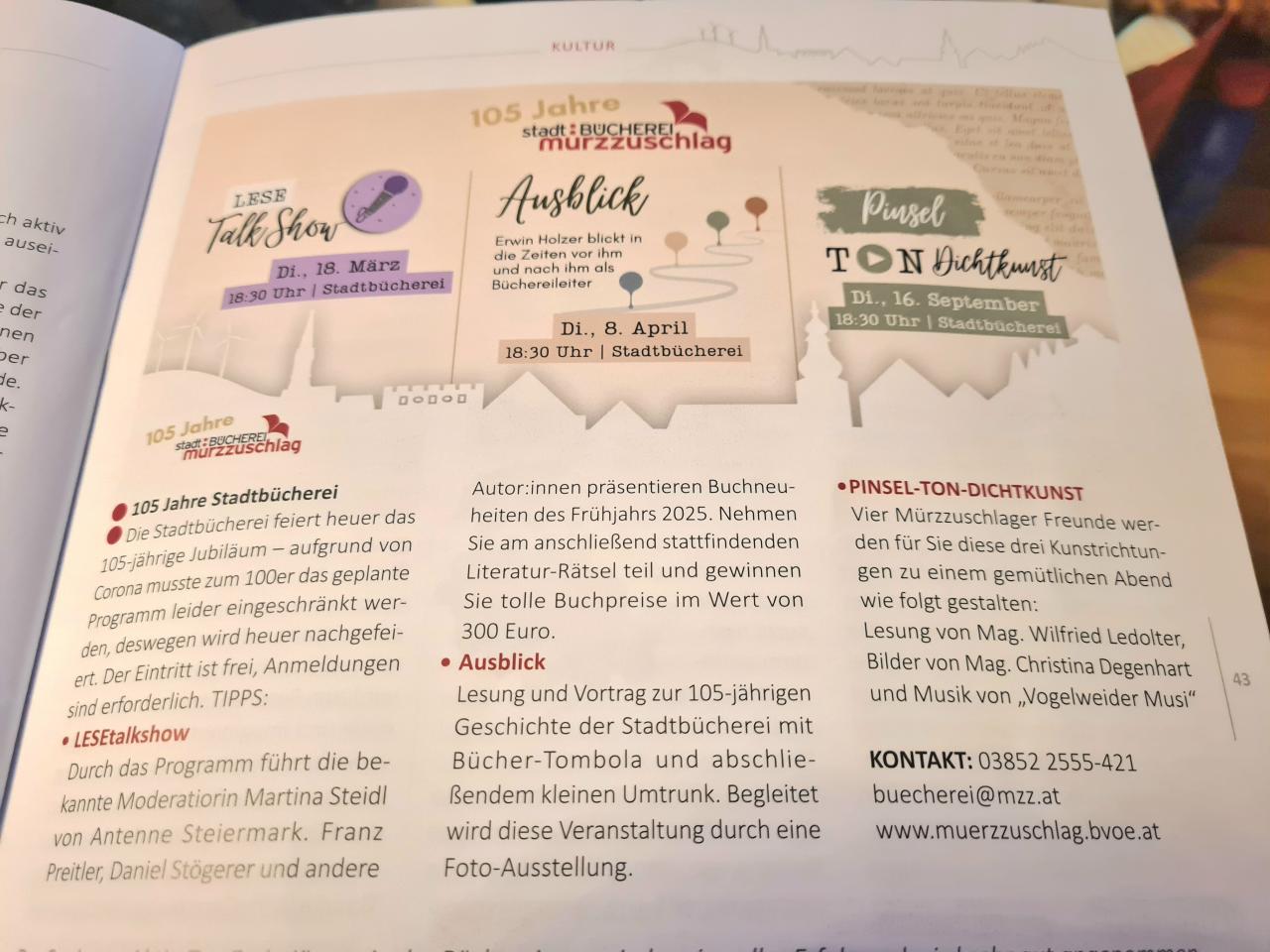 GZ 3_März25_105 Jahre Stadtbücherei Mzz.