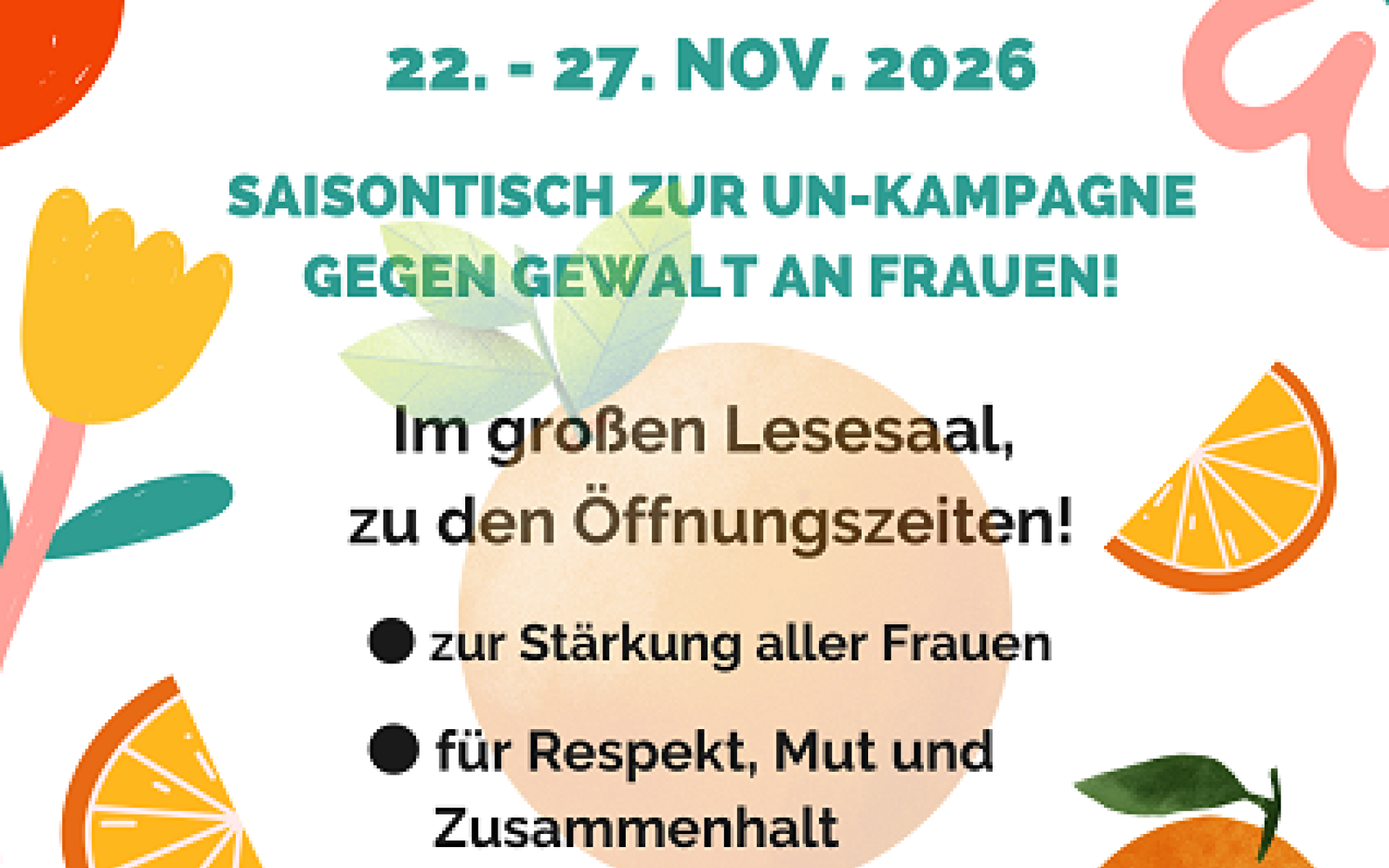 2026_Saisontisch_Orange the world