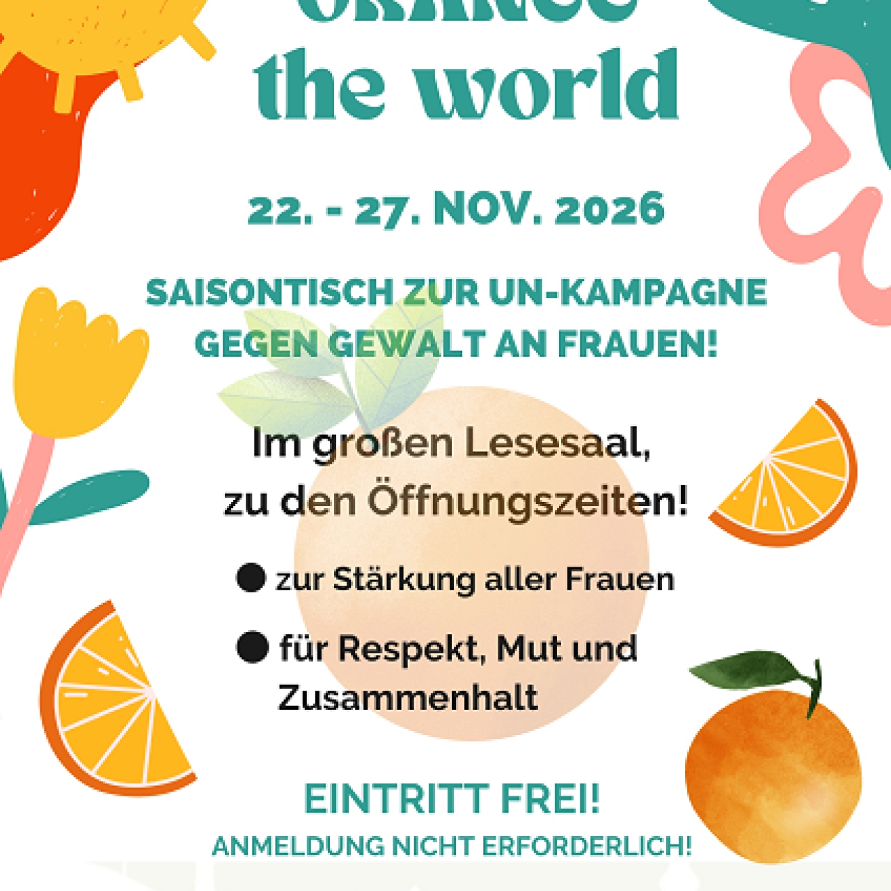 2026_Saisontisch_Orange the world