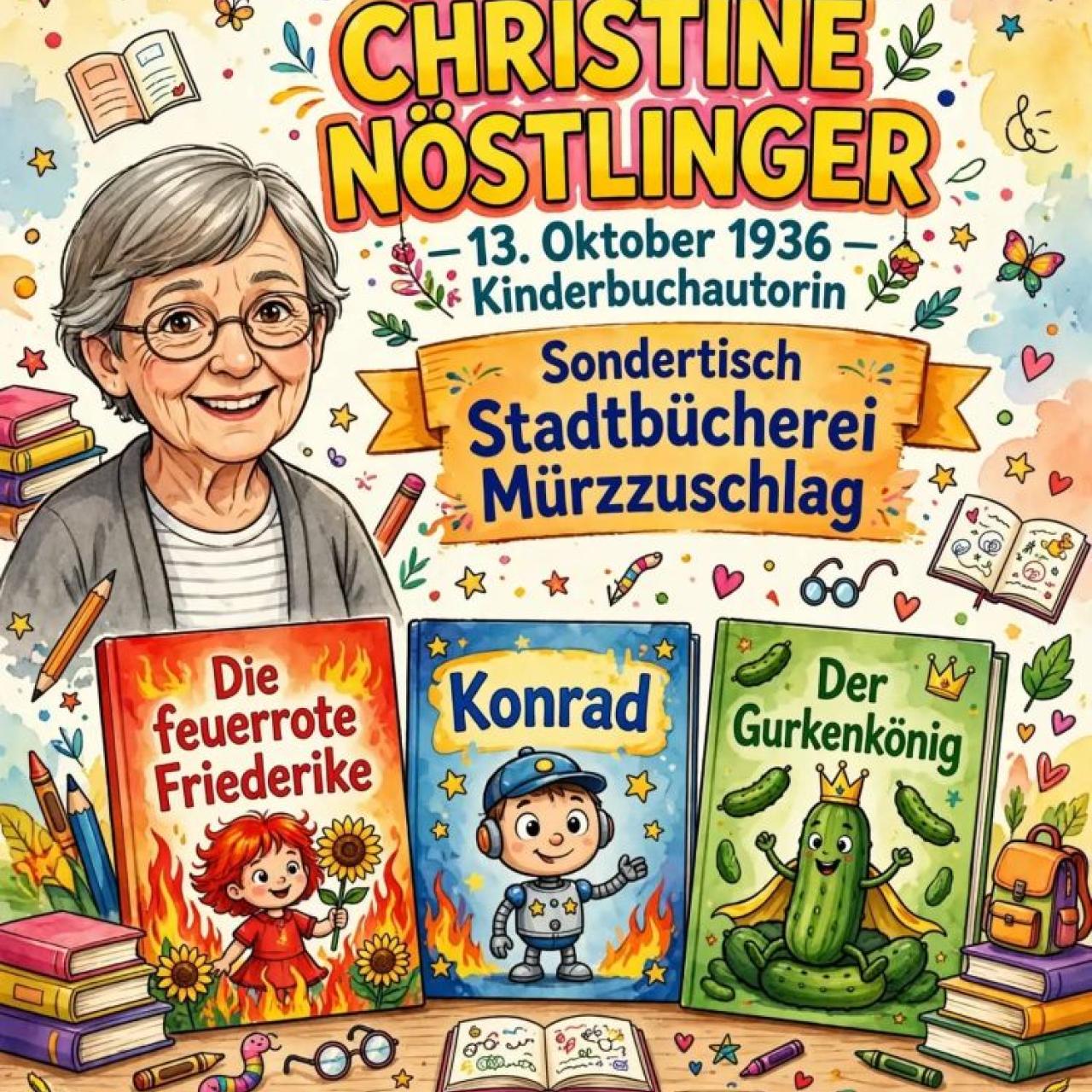 Sondertisch_90 Jahre Christine Nöstlinger_12._30.10.2026
